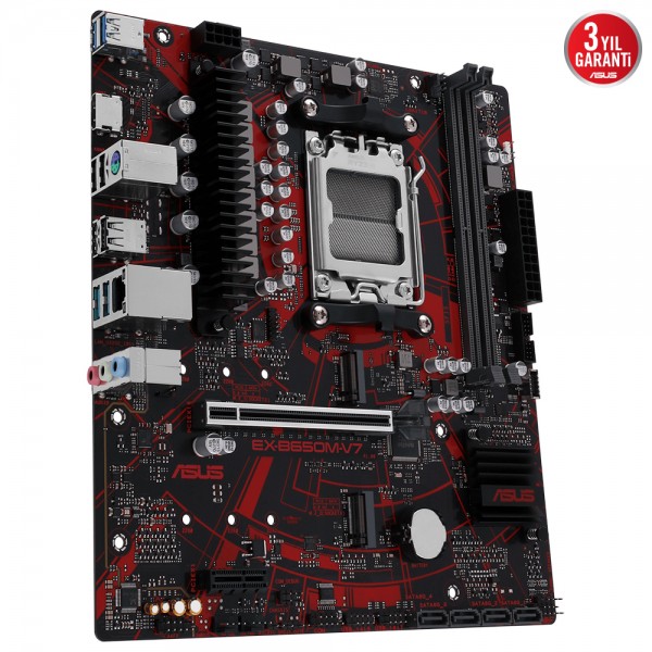 ASUS EX-B650M-V7 AMD B650 AM5 DDR5 6400MHz mATX Anakart 2