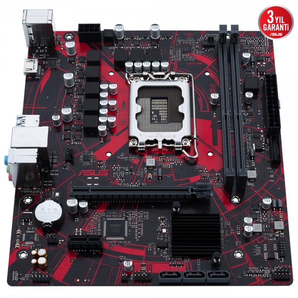 ASUS EX-H610M-V3 D4 Intel H610 LGA1700 DDR4 3200MHz mATX Anakart 4