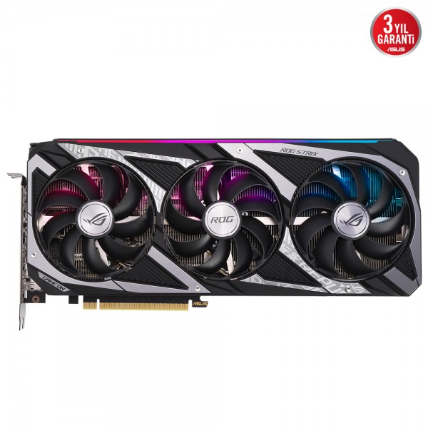 ASUS GEFORCE ROG-STRIX-RTX3050-8G-GAMING 8GB GDDR6 128bit 1807MHz OC 2xHDMI 3xDP RGB EKRAN KARTI 2