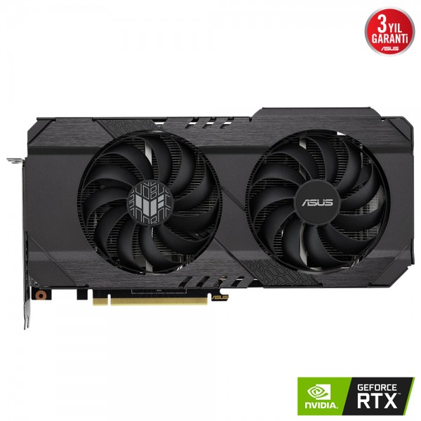 ASUS GEFORCE RTX 3050 TUF-RTX3050-O8G-GAMING 8GB GDDR6 128bit 1852MHz OC HDMI 3xDP RGB EKRAN KARTI 2