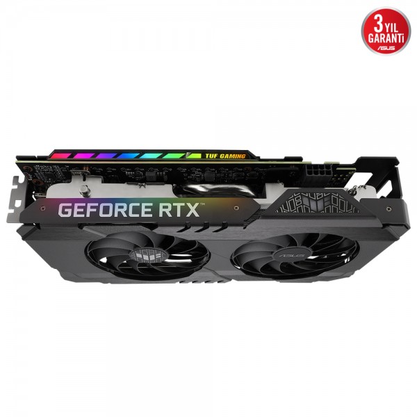 ASUS GEFORCE RTX 3050 TUF-RTX3050-O8G-GAMING 8GB GDDR6 128bit 1852MHz OC HDMI 3xDP RGB EKRAN KARTI 4