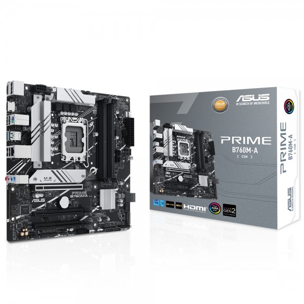 ASUS PRIME B760M-A-CSM Intel B760 LGA1700 DDR5 7200MHz mATX Anakart