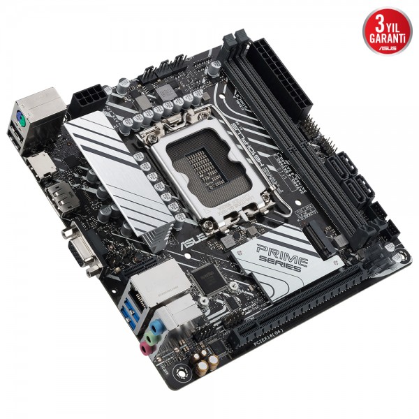 ASUS PRIME H610I-PLUS-CSM Intel H610 LGA1700 DDR5 5600MHz Mini ITX Anakart 3