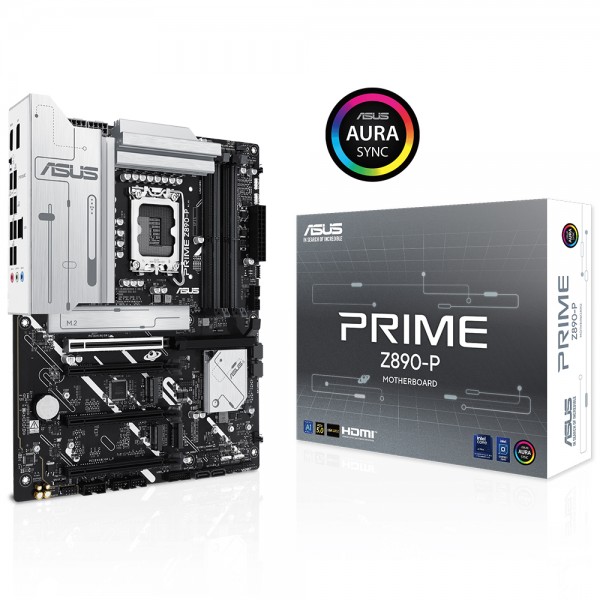 ASUS PRIME Z890-P 7600Mhz(OC) DDR5 Intel Soket 1851 ATX Anakart 1