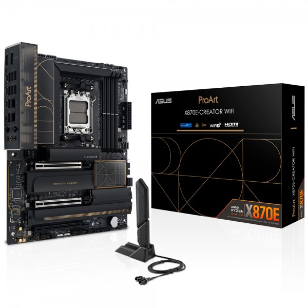 ASUS ProArt X870E-CREATOR WIFI 8000MHz(OC) DDR5 AMD Soket AM5 ATX Anakart