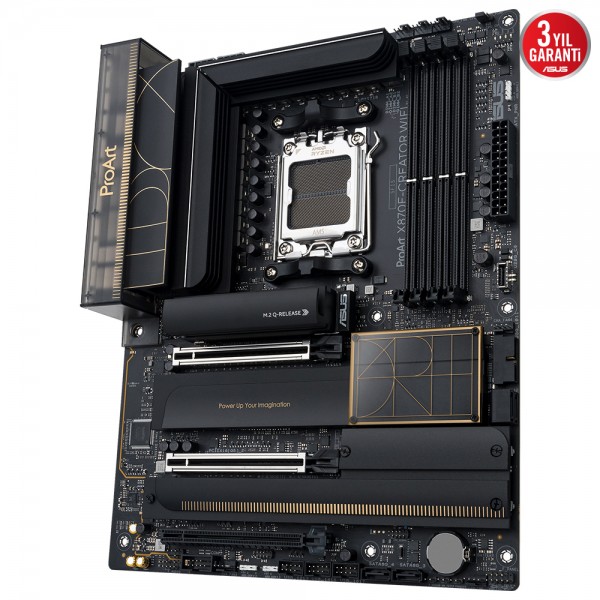 ASUS ProArt X870E-CREATOR WIFI 8000MHz(OC) DDR5 AMD Soket AM5 ATX Anakart 3