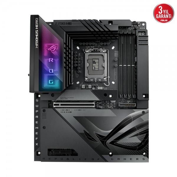 ASUS ROG Maximus Z790 Hero BTF WiFi 8000mhz(OC) RGB M.2 1700p DDR5 ATX Anakart 2