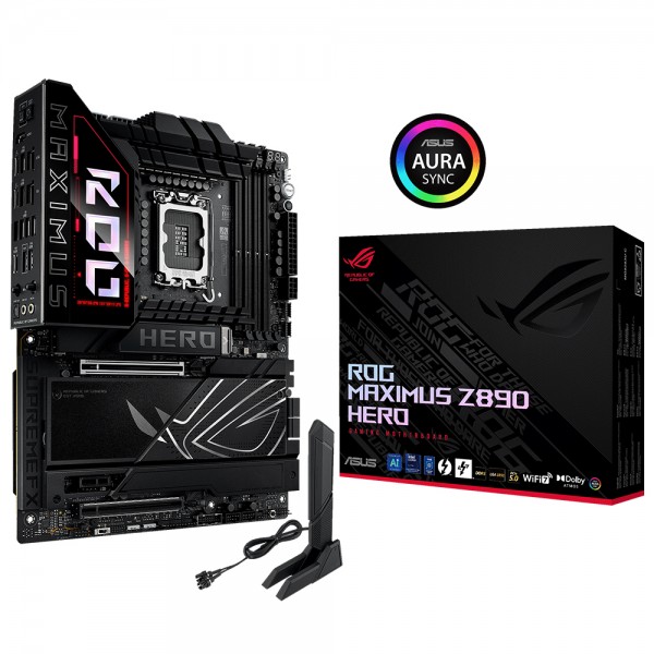 ASUS ROG MAXIMUS Z890 HERO 8800Mhz(OC) DDR5 Intel Soket 1851 ATX Anakart