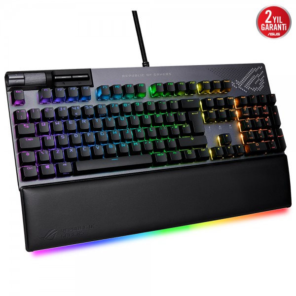 ASUS ROG Strix Flare II Animate NX Red Switch Mekanik Gaming Klavye 2