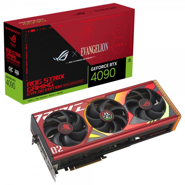 ASUS ROG STRIX GeForce RTX 4090 OC EVA-02 Edition 24GB GDDR6X 384 Bit DLSS 3 Ekran Kartı 1