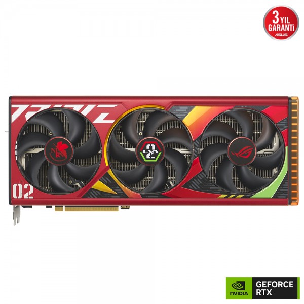 ASUS ROG STRIX GeForce RTX 4090 OC EVA-02 Edition 24GB GDDR6X 384 Bit DLSS 3 Ekran Kartı 2