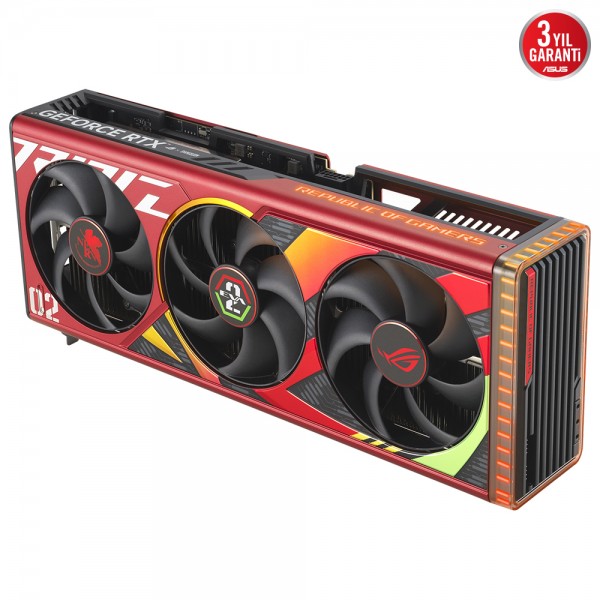 ASUS ROG STRIX GeForce RTX 4090 OC EVA-02 Edition 24GB GDDR6X 384 Bit DLSS 3 Ekran Kartı 4