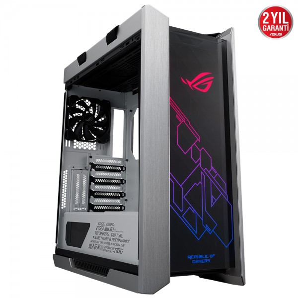 ASUS ROG Strix GX601 Helios White Edition Temperli Cam Mid Tower ATX Oyuncu Kasası 2