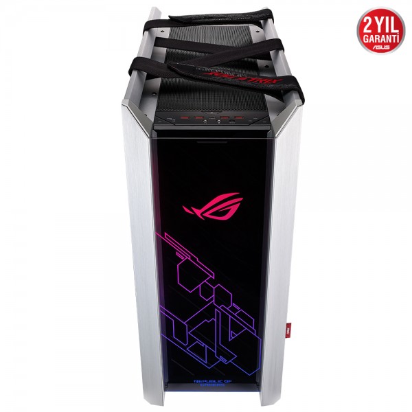 ASUS ROG Strix GX601 Helios White Edition Temperli Cam Mid Tower ATX Oyuncu Kasası 4