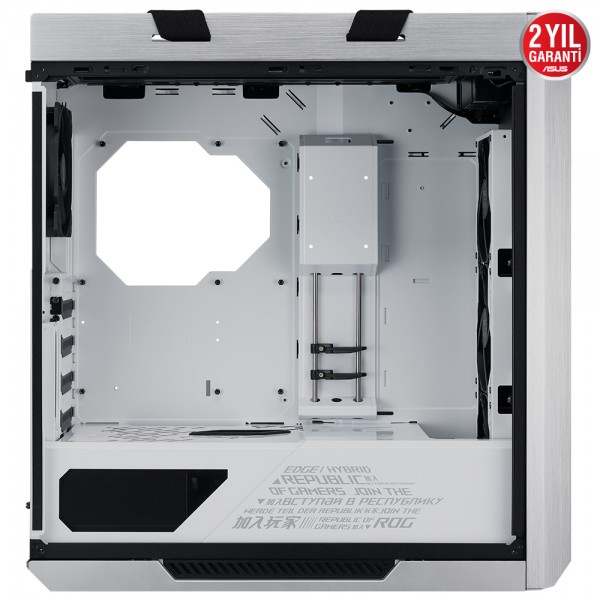 ASUS ROG Strix GX601 Helios White Edition Temperli Cam Mid Tower ATX Oyuncu Kasası 5