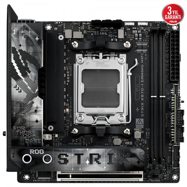 ASUS ROG Strix X870-I GAMING WIFI 8400MHz(OC) DDR5 AMD Soket AM5 mini-ITX Anakart 2