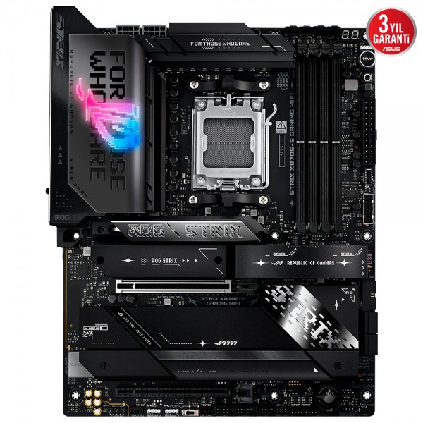 ASUS ROG Strix X870E-E GAMING WIFI 8000MHz(OC) DDR5 AMD Soket AM5 ATX Anakart 2