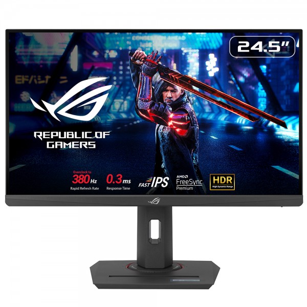 ASUS ROG Strix XG259QNS 24.5" HDR Fast IPS 1920x1080 1MS(0.3MS MİN) 380HZ Pivot eSpor Oyuncu Monitörü