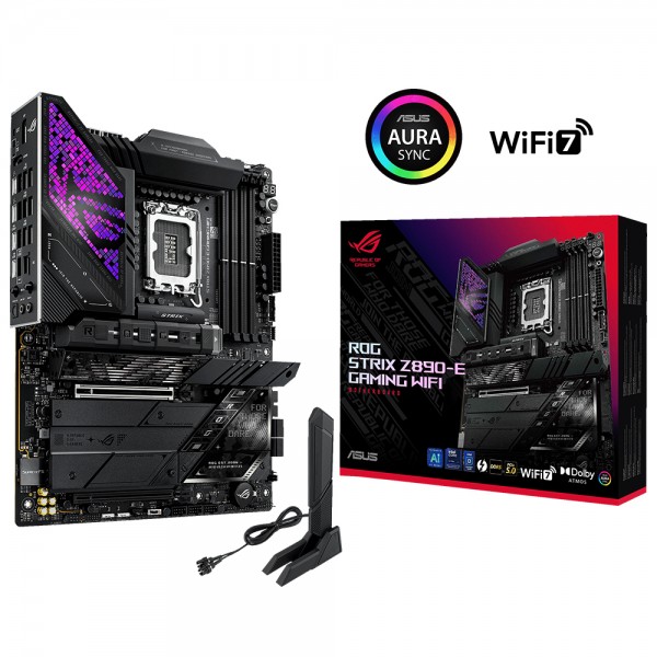 ASUS ROG Strix Z890-E GAMING WIFI 8800Mhz(OC) DDR5 Intel Soket 1851 ATX Anakart