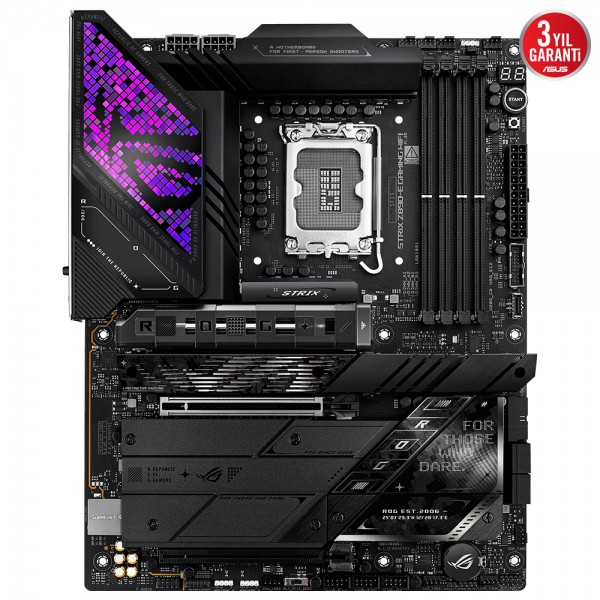 ASUS ROG Strix Z890-E GAMING WIFI 8800Mhz(OC) DDR5 Intel Soket 1851 ATX Anakart 2