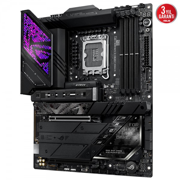 ASUS ROG Strix Z890-E GAMING WIFI 8800Mhz(OC) DDR5 Intel Soket 1851 ATX Anakart 3