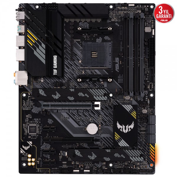 Asus TUF Gaming B550-PRO AMD 4600MHz (OC) DDR4 Soket AM4 M.2 HDMI DP ATX Gaming Anakart 2