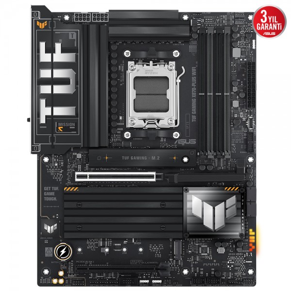 ASUS TUF Gaming X870-PLUS WIFI 8000MHz(OC) DDR5 AMD Soket AM5 ATX Anakart 2