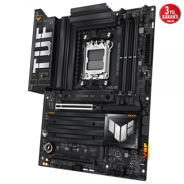 ASUS TUF Gaming X870-PLUS WIFI 8000MHz(OC) DDR5 AMD Soket AM5 ATX Anakart 4