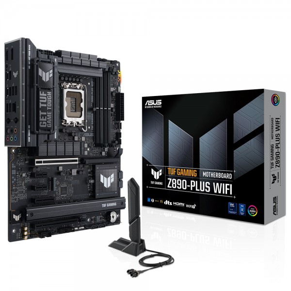 ASUS TUF Gaming Z890-PLUS WIFI 8600Mhz(OC) DDR5 Intel Soket 1851 ATX Anakart