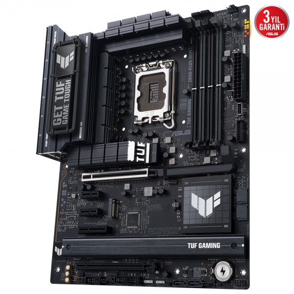 ASUS TUF Gaming Z890-PLUS WIFI 8600Mhz(OC) DDR5 Intel Soket 1851 ATX Anakart 4