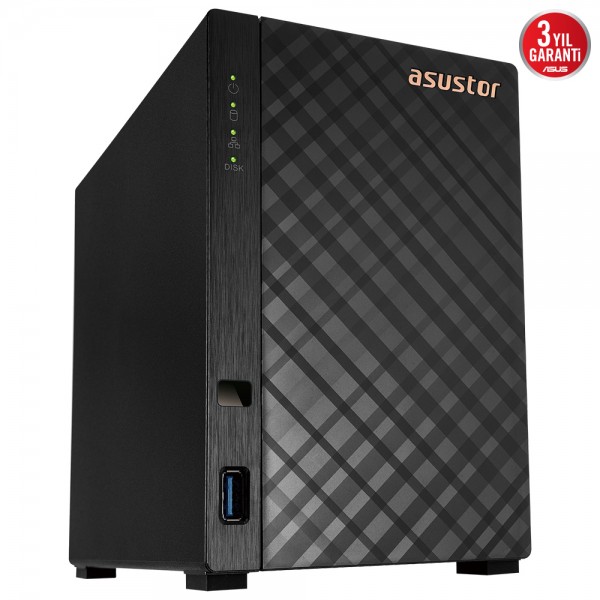 ASUSTOR Drivestor 2 Lite AS1102TL Realtek RTD1619B 1GB NAS Depolama Cihazı 2