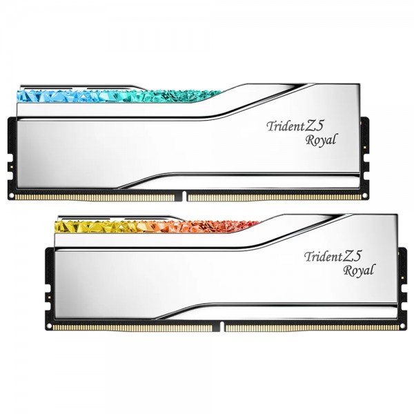 Gskill Trident Z5 Royal 64GB (2x64GB) DDR5 6400Mhz DUAL F5-6400J3239G32GX2-TR5S Siyah/CL32/Soğutuculu/Intel XMP