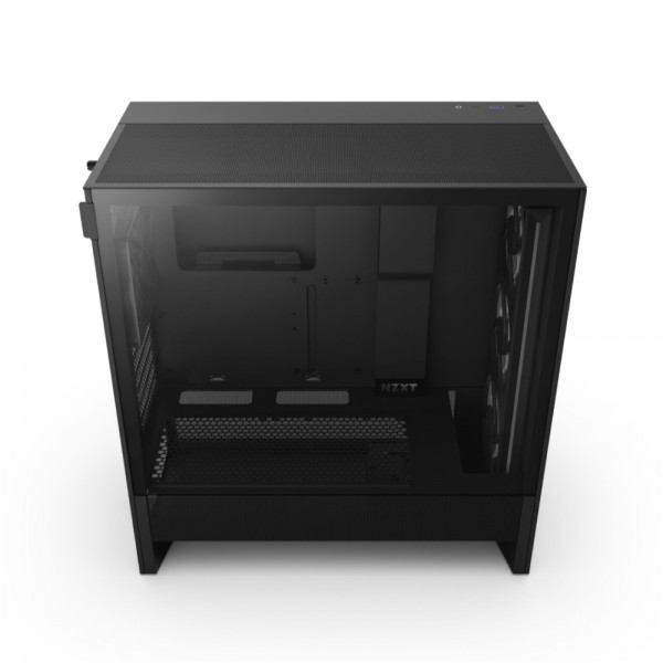 NZXT H5 Flow (2024) Black RGB Tempered Glass USB 3.2 ATX Mid Tower Kasa 4