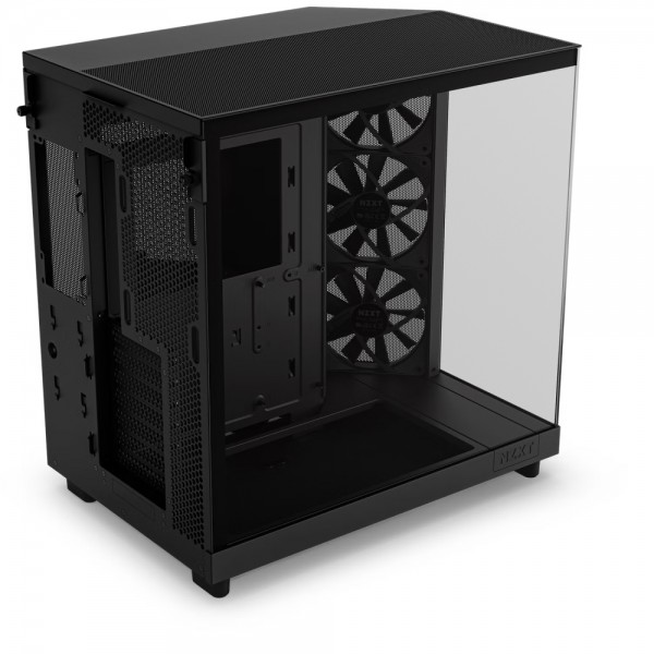 NZXT H6 Flow Tempered Glass Black USB 3.2 ATX Mid Tower Kasa 3