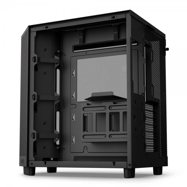 NZXT H6 Flow Tempered Glass Black USB 3.2 ATX Mid Tower Kasa 4