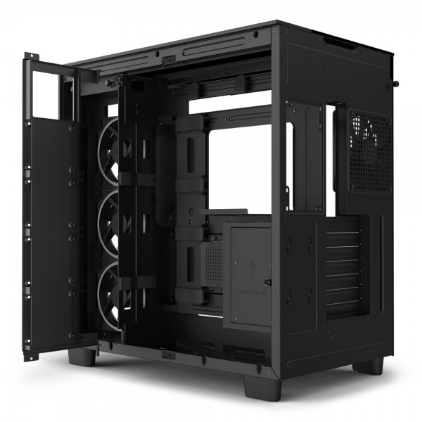 NZXT H9 Elite Black Tempered Glass RGB USB 3.2 ATX Mid Tower Kasa 5