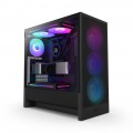 NZXT H5 Flow (2024) Black RGB Tempered Glass USB 3.2 ATX Mid Tower Kasa 1