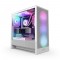 NZXT H5 Flow (2024) White RGB Tempered Glass USB 3.2 ATX Mid Tower Kasa